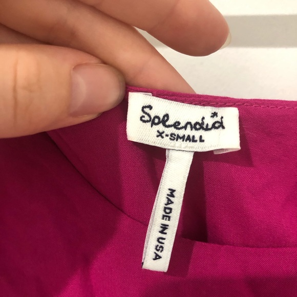 Splendid Tank Dress Plum Pink Summer Spring XS - Picture 10 of 10